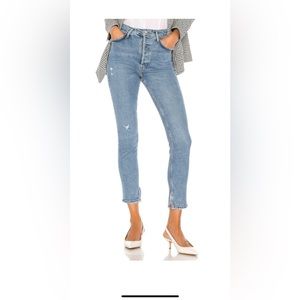 NWT AGOLDE NICO HIGH RISE SLIM